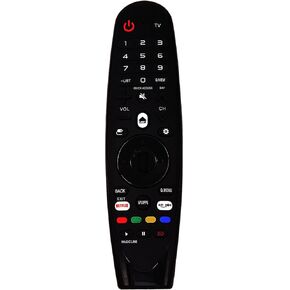 Replacement AN-MR18BA LG Remote Control for Smart TV Magic Remote Control Compatible with All Models for LG TV (NO Voice Function No Pointer Function)