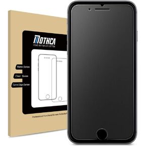 Mothca iPhone 8 Plus / 7 Plus Matte Glass Screen Protector, Anti-Glare & Anti-Fingerprint No Dazzling 9H Hardness HD Tempered Glass Shield Film for iPhone 8 Plus/7 Plus, Smooth as Silk Amazing Touch