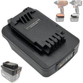Battery Converter for Makita 18V Li-ion Battery to Black+Decker 20V LBXR20 LB20 LBX20 Battery, to Porter Cable 20V PCC685L PCC681L Battery, Work with Black & Decker/Porter-Cable 20V Tools Adapter