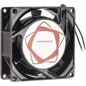 مروحة تبريد uxcell 80 مم × 80 مم × 25 مم SF8025AT AC 220V-240V 0.07A محامل كروية مزدوجة