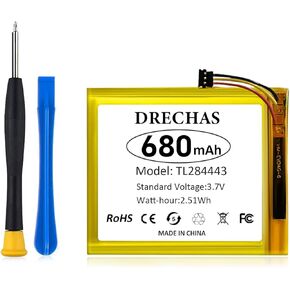 Battery for Nest Learning Thermostat 2nd 3rd Generation, (680mAh) Upgraded Li-Polymer Replacement Battery for Nest Thermostat Battery TL284443, T3007ES, T3008US, T4000ES, A0013 with Repair Tools