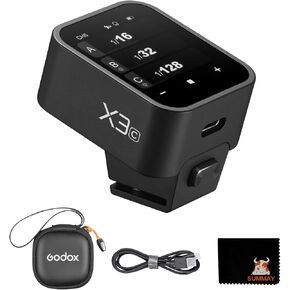 GodoxX3 touch screen wireless flash guide TLL auto metering high-speed sync built-in lithium battery flash studio light wireless trigger support fast charging X nono (godox Xpro/XProII/X2T upgrade)