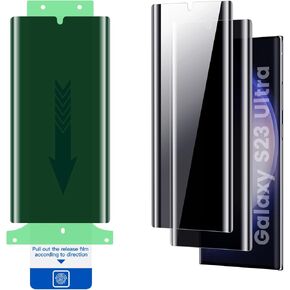 MOHAVE Privacy Screen Protector Refills for SAMSUNG Galaxy S23 Ultra - 2 Pack