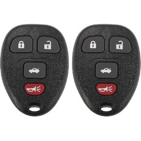 X AUTOHAUX 2pcs 315MHz OUC60270 Replacement Keyless Entry Remote Car Key Fob for Chevy Impala 2006-2016 for Monte Carlo 06-08 for Buick Lucerne 06-11 4 Buttons 15912859