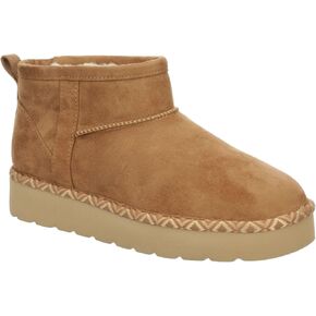 XAPPEAL Keegan - Women's Slip-On Platform Faux Fur Short Ankle Boots