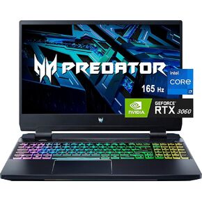 acer Predator Helios 300 Gaming Laptop, 15.6 inch FHD IPS 165Hz Display,14 Core Intel Core i7-12700H, NVIDIA GeForce RTX 3060, 32GB DDR5 RAM, 1TB SSD, Windows 11 Home