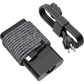 New Slim HP 65W USB C Laptop Charger for HP Spectre x360, Spectre, Chromebook, Elitebook x360, Elitebook, Elite x2, Envyx360, ProBook Travel Type C Power Cord