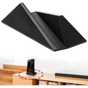 TV Mount Vertical Stand Organizer Compatible with Nvidia Shield Android TV (2017 & 2019 Pro Models) - Durable Composite - Black