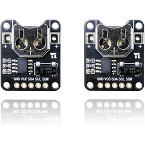 2PCS DS1307 Real Time Clock RTC Breakout Board 5V Time Clock Compatible with Arduino