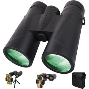 20x42 Binoculars for Adults High Powered with Phone Adapter and Tripod - Compact Waterproof Binoculars for Bird Watching Hunting Travel Hiking