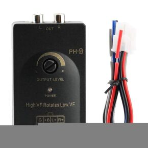 for Amplifier high and Low Converter Gorgeri Low Level Converter,High to Low Converter,Power Audio Amplifier Auto Car Output Stereo Speaker High to Low Level Converter