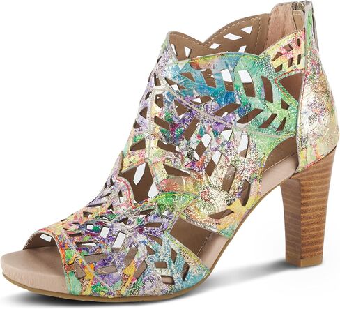 Spring Step L'Artiste Women's Amora Sandals Rainbow Multi EU 39 / US 8.5 in Saudi Arabia