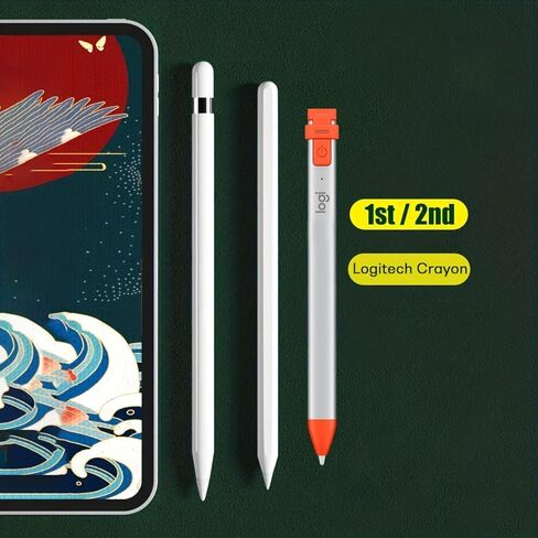 Replacement Tips for Apple Pencil, iPad Pencil Tips, Compatible with Apple Pencil 1st & 2nd Generation Stylus Pen Nibs for Apple iPad Pro 2022 Air Mini Pro Pencil Tip Cover-8 pcs in Saudi Arabia