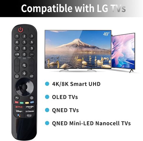 New Replacement for LG Remote Control for LG Smart TV,LG Magic Remote AN-MR22GA with Voice and Pointer Function,Compatible for 2022-2019 LG TVs,OLED,QNED,NANOCell 4K 8K 2022 2023 Models in Saudi Arabia