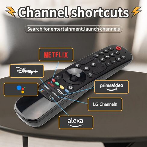 New Replacement for LG Remote Control for LG Smart TV,LG Magic Remote AN-MR22GA with Voice and Pointer Function,Compatible for 2022-2019 LG TVs,OLED,QNED,NANOCell 4K 8K 2022 2023 Models in Saudi Arabia