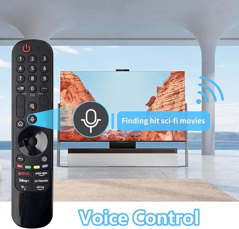New Replacement for LG Remote Control for LG Smart TV,LG Magic Remote AN-MR22GA with Voice and Pointer Function,Compatible for 2022-2019 LG TVs,OLED,QNED,NANOCell 4K 8K 2022 2023 Models in Saudi Arabia