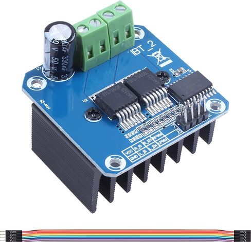 BTS7960 Motor Driver Module 43A High Power Double DC Stepper Motor Driver Module H-Bridge Semiconductor Refrigeration PWM Smart Car Driver Module, for Arduino in Saudi Arabia