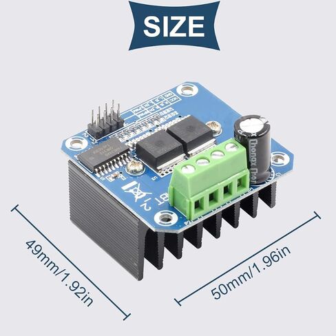 BTS7960 Motor Driver Module 43A High Power Double DC Stepper Motor Driver Module H-Bridge Semiconductor Refrigeration PWM Smart Car Driver Module, for Arduino in Saudi Arabia