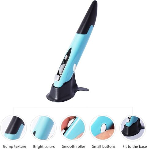Wireless Optical Pocket Pen Mouse,GaoMee USB Optical Pen Mouse 800/1200/1600 DPI Adjustable Handwriting Mini Air Mouse Mice for PC Laptop Notebook Computer (Blue) in Saudi Arabia