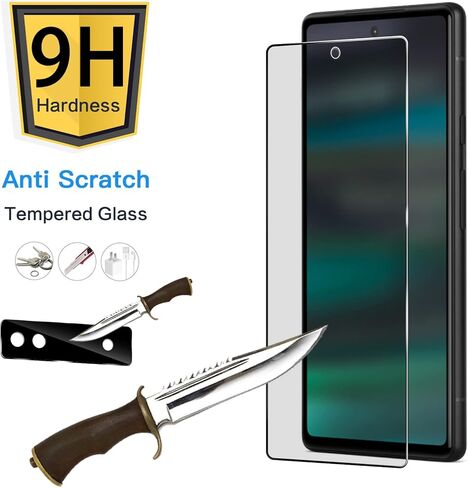 【 3+3 عبوات】Coolpow مصممة لواقي شاشة Google Pixel 6a من الزجاج المقوى لطبقة الهاتف الخلوي، فائقة الدقة، صلابة 9H، مقاومة للخدش لواقي الشاشة الزجاجي Google Pixel 6a 【ملاحظة: ليس لـ 6 و6Pro】 in Kuwait