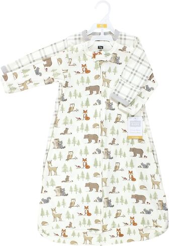 Hudson Baby Unisex Baby Cotton Wearable Sleeping Bag, Sack, Blanket, Teddy Bear Long Sleeve, 3-9 Months in Kuwait