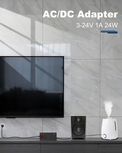 محول إمداد طاقة متغير 3 فولت ~ 24 فولت 1 أمبير، محول طاقة تيار متردد إلى تيار مستمر قابل للتعديل 24 وات، محول تيار متردد 100-240 فولت إلى تيار مستمر 3-24 فولت 1 أمبير، محول عالمي، 14 طرفًا إضافيًا وكابل محول قطبية عكسية in Kuwait