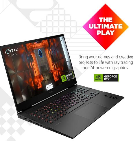 كمبيوتر محمول HP OMEN 2024 17 للألعاب، شاشة 17.3 بوصة QHD IPS 165 هرتز، الجيل الثالث عشر Intel i9-13900HX(24-Core)، GeForce RTX 4080، 64 جيجابايت DDR5، 4 تيرابايت SSD، لوحة مفاتيح بإضاءة خلفية، Wi-Fi 6E، Windows 11 Pro + Microsoft Office Lifetime رخصة in Saudi Arabia