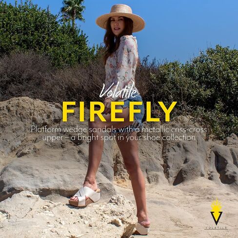 VOLATILE Women's Firefly Wedge Sandal in Saudi Arabia