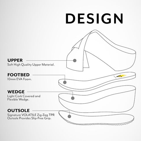 VOLATILE Women's Firefly Wedge Sandal in Saudi Arabia