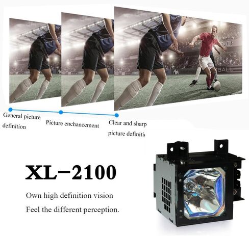 مصباح بديل XL-2100 مزود بغطاء لتلفزيون سوني in Kuwait