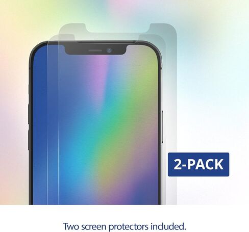 max Protection HD Screen Protection - 2 Pack - Tempered Glass Screen Protector - Made for Apple iPhone 11 and iPhone Xr - Case Friendly in Saudi Arabia