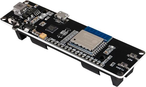 2 قطعة لـ WeMos D1 ESP8266 وحدة WiFi صغيرة ESP WROOM 02 اللوحة الأم مع فتحة بطارية 18650 متوافقة مع NodeMCU in Kuwait