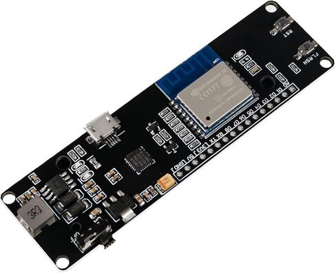 2 قطعة لـ WeMos D1 ESP8266 وحدة WiFi صغيرة ESP WROOM 02 اللوحة الأم مع فتحة بطارية 18650 متوافقة مع NodeMCU in Kuwait