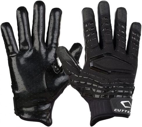 CUTTERS Gamer Padded Football Glove. All Purpose Players, Receivers, Lineman. Extra Grip. in Saudi Arabia