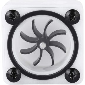 Meter Indicator with G1/4" Thread Port Waterproof Sealing Water Meter Computer Water Cooling Indicator for PC Water Cooling System(2-way)