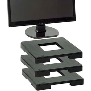 DAC MP-106-BLK Monitor Riser Block, Black