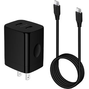 Type C Charger Fast Charging Block 25W with 6FT Android Phone USB C Cable Cargador para Compatible for Motorola Edge Razr/2024,razr 50 Ultra G Stylus 5G 2024,Edge X50 Ultra,G Power,TurboPower