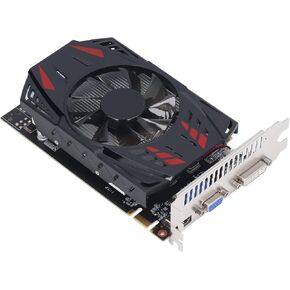 GTX550TI Gaming Graphics Card, 1.5GB 192bit GDDR5, PCI Express 1.1 x16, HDMI/DVI/VGA, Dual Cooling Fan, 4K HDR Desktop Computer Video Card
