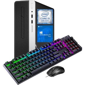 HP ProDesk 400 G6 SFF Desktop Computer Business Desktop PC, Core i5-9500 2.2GHz, 16 GB RAM, 1 TB SSD, Keyboard & Mouse, Windows 11 Pro 64-bit (Renewed)