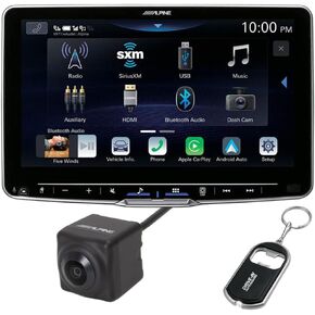 Alpine ILX-F509 9" Touchscreen Digital Multimedia Receiver (Does Not Play CDs) with Alpine Rear View Camera