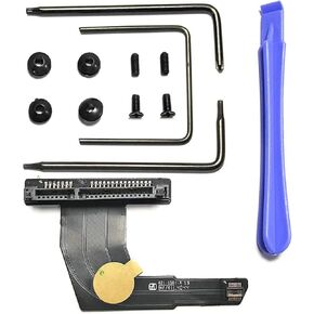 Upper HDD Hard Drive SSD Connector Flex Cable Ribbon with Tools Repair Part Replacement for Mac Mini A1347 821-1501-A (Mid 2011- Late 2012)
