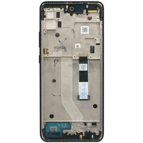 for Motorola Moto One 5G Ace XT2113-2 G 5G XT2113-1 XT2113-3 XT2113-5 LCD Screen Touch Digitizer with Frame Replacement Black/Volcanic Gray 6.7"