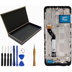 LCD Screen Display Touch Digitizer Assembly with Frame Replacement for Cricket Icon 3 EC211002 6.5"