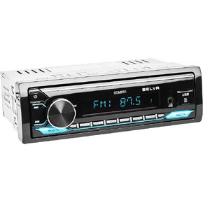 Belva BDMRS1 Single DIN Bluetooth Car Stereo Receiver with Front/Rear