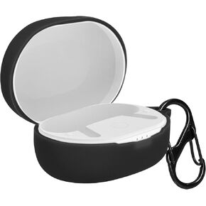 kwmobile Case Compatible with Anker Soundcore Life P2 Mini Case - Silicone Cover Holder for Earbuds - Black