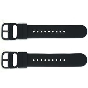 Extender Band for Compatible with Apple Watch Series 9 8 7 6 SE 5 4 3 2 1 Watch Band, Extender Band Silicone for Larger Wrist or Ankle Wear (Black)