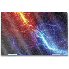 Glossy Glitter Laptop Skin Compatible with HP Envy x360 14" (2023) - Color Lightning - Premium 3M Vinyl Protective Wrap Decal Cover - Easy to Apply | Crafted in The USA by MightySkins