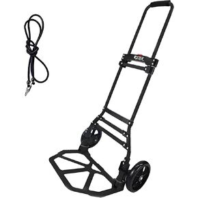 RJTEK【Material upgrading】 Stair Climber Hand Truck and Dolly, 220Lb Capacity Stair Climbing cart Heavy-Duty Trolley Cart Heavy-Duty Luggage cart Stair Dolly Lightweight with Telescoping Handle B&Red