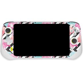 MightySkins Glossy Glitter Skin Compatible with Logitech G Cloud Gaming Handheld - Pop Flamingo | Protective, Durable High-Gloss Glitter Finish | Easy to Apply | Made in The USA