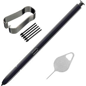 قلم S21 Ultra S Pen S22 Ultra Stylus Touch S بديل مع قلم Note 20 Ultra Pen Nibs الملقط لهاتف Samsung Galaxy Note 20 S Pen for Note 10 Plus Stylus Pen مع جزء إصلاح الإبرة (أسود غامض) in Kuwait